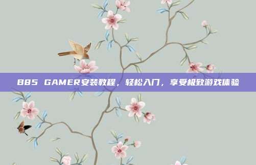 B85 GAMER安装教程，轻松入门，享受极致游戏体验