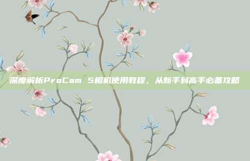 深度解析ProCam 5相机使用教程，从新手到高手必备攻略