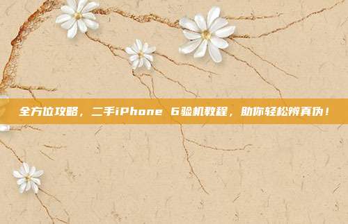 全方位攻略，二手iPhone 6验机教程，助你轻松辨真伪！