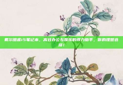 戴尔酷睿i5笔记本，高效办公与娱乐的得力助手，你的理想选择！