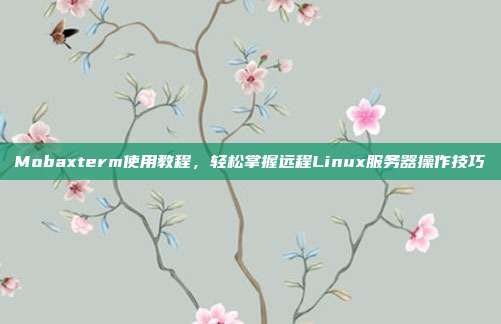 Mobaxterm使用教程，轻松掌握远程Linux服务器操作技巧