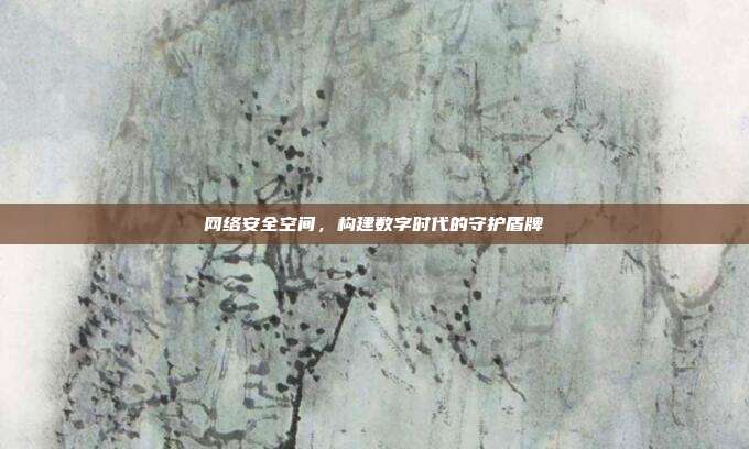 网络安全空间，构建数字时代的守护盾牌